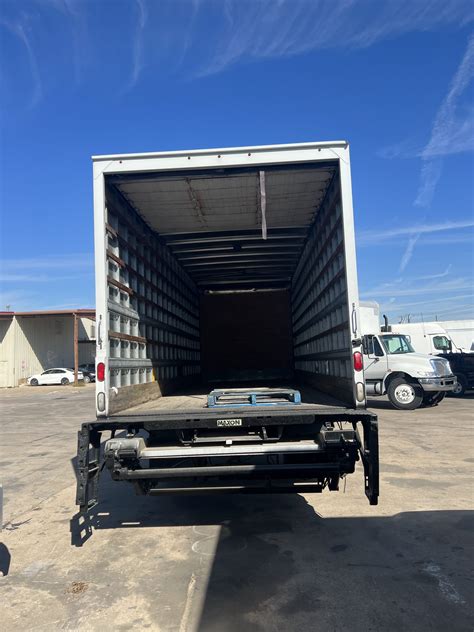 electric 26 foot box truck|26 ft box truck with liftgate for sale.